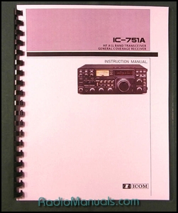 Icom IC-751A Instruction manual